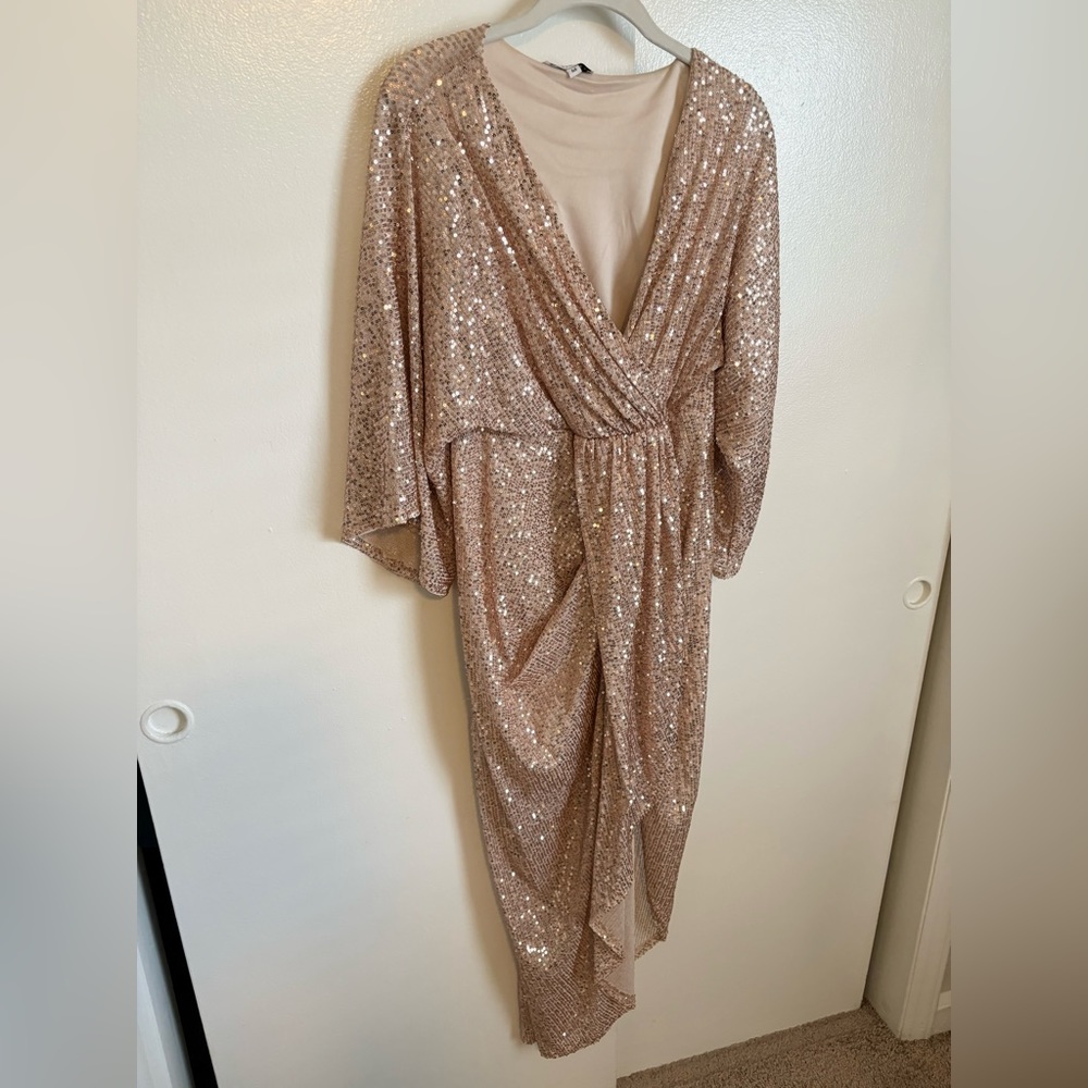 Rose Midi Sequin Dress